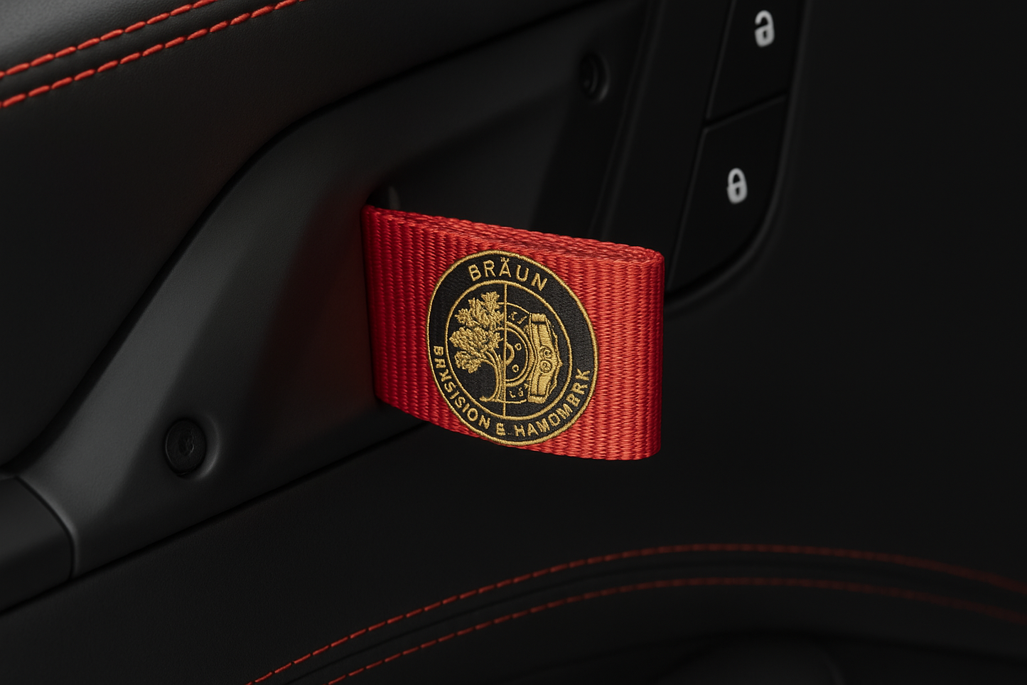 2023-2025 992 GT3RS Door Pull Straps – Red (Limited)